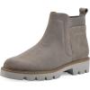 imageWHITE MOUNTAIN Womens Glassie Lug Sole Chelsea Ankle BootieSandSuede