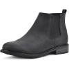 imageWHITE MOUNTAIN Womens Shoes Caching Block Heel Chelsea BootieBlackSmooth