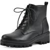 imageWHITE MOUNTAIN Womens Tappy Lug Sole Combat BootBlackSmooth