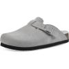Lt.grey/Suede W/Fur
