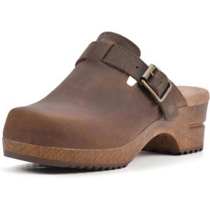 imageWHITE MOUNTAIN Shoes Behold Leather ClogBrownLeather
