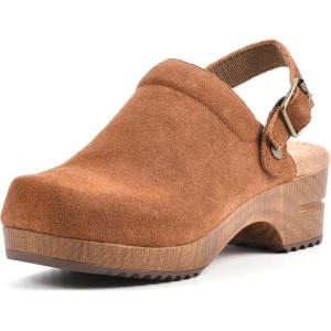 imageWHITE MOUNTAIN Shoes Being Leather Footbeds ClogRustSuede