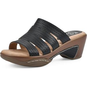 imageWHITE MOUNTAIN Shoes Valora Womens Clog SandalBlackMetWoven