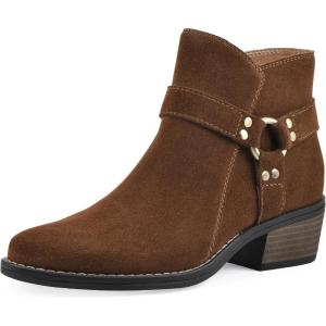 imageWHITE MOUNTAIN Womens Altossa Western Ankle BootieHazelSuede