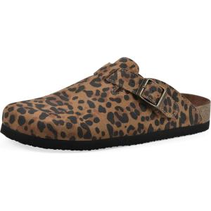 imageWhite Mountain Womens Bari ClogBrown Leopard Suede