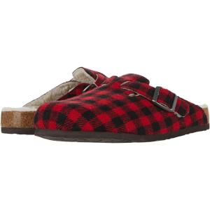 imageWhite Mountain Womens Bari ClogRedBlack Plaid