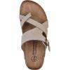 imageWHITE MOUNTAIN Womens Graph Flat SandalSandal WoodSuede