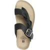 imageWHITE MOUNTAIN Womens Crawford Signature Comfort Molded Footbed Braided SandalBlackNubuck