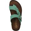 imageWHITE MOUNTAIN Womens Crawford Signature Comfort Molded Footbed Braided SandalClassic GreenSuede