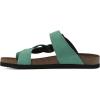 imageWHITE MOUNTAIN Womens Crawford Signature Comfort Molded Footbed Braided SandalClassic GreenSuede