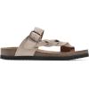 imageWHITE MOUNTAIN Womens Crawford Signature Comfort Molded Footbed Braided SandalSandal WoodSuede