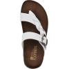 imageWHITE MOUNTAIN Womens Crawford Signature Comfort Molded Footbed Braided SandalWhiteLeather