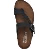 imageWHITE MOUNTAIN Womens Happier Footbed SandalBlackNubuck