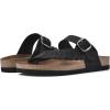 imageWHITE MOUNTAIN Womens Happier Footbed SandalBlackNubuck