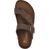 imageWHITE MOUNTAIN Womens Happier Footbed SandalBrownLeather