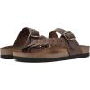 imageWHITE MOUNTAIN Womens Happier Footbed SandalBrownLeather