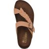 imageWHITE MOUNTAIN Womens Happier Footbed SandalPeach CobblerNubuck
