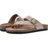 imageWHITE MOUNTAIN Womens Happier Footbed SandalSandal WoodSuede