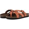 imageWHITE MOUNTAIN Womens Harrington Braided Signature ComfortMolded Footbed SandalAperol SpritzSuede
