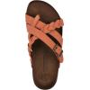 imageWHITE MOUNTAIN Womens Harrington Braided Signature ComfortMolded Footbed SandalAperol SpritzSuede