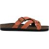 imageWHITE MOUNTAIN Womens Harrington Braided Signature ComfortMolded Footbed SandalAperol SpritzSuede