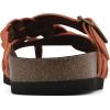 imageWHITE MOUNTAIN Womens Harrington Braided Signature ComfortMolded Footbed SandalAperol SpritzSuede