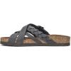 imageWHITE MOUNTAIN Womens Harrington Braided Signature ComfortMolded Footbed SandalBlackNubuck