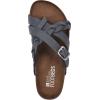 imageWHITE MOUNTAIN Womens Harrington Braided Signature ComfortMolded Footbed SandalNavyLeather