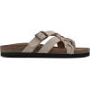 imageWHITE MOUNTAIN Womens Harrington Braided Signature ComfortMolded Footbed SandalSandal WoodSuede