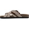 imageWHITE MOUNTAIN Womens Harrington Braided Signature ComfortMolded Footbed SandalSandal WoodSuede