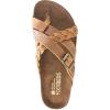 imageWHITE MOUNTAIN Womens Harrington Braided Signature ComfortMolded Footbed SandalWhiskeyLeather