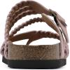 imageWHITE MOUNTAIN Womens Hayleigh Braided Signature ComfortMolded Footbed SandalBlushSuede