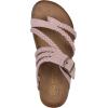 imageWHITE MOUNTAIN Womens Hayleigh Braided Signature ComfortMolded Footbed SandalBlushSuede