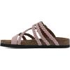 imageWHITE MOUNTAIN Womens Hayleigh Braided Signature ComfortMolded Footbed SandalBlushSuede