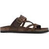 imageWHITE MOUNTAIN Womens Hayleigh Braided Signature ComfortMolded Footbed SandalBrownLeather