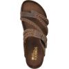 imageWHITE MOUNTAIN Womens Hayleigh Braided Signature ComfortMolded Footbed SandalBrownLeather