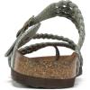 imageWHITE MOUNTAIN Womens Hayleigh Braided Signature ComfortMolded Footbed SandalLight Blue