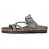 imageWHITE MOUNTAIN Womens Hayleigh Braided Signature ComfortMolded Footbed SandalLight Blue