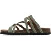 imageWHITE MOUNTAIN Womens Hayleigh Braided Signature ComfortMolded Footbed SandalSage GreenSuede