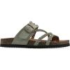 imageWHITE MOUNTAIN Womens Hayleigh Braided Signature ComfortMolded Footbed SandalSage GreenSuede