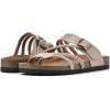 imageWHITE MOUNTAIN Womens Hayleigh Braided Signature ComfortMolded Footbed SandalSandal WoodSuede
