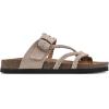 imageWHITE MOUNTAIN Womens Hayleigh Braided Signature ComfortMolded Footbed SandalSandal WoodSuede
