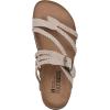 imageWHITE MOUNTAIN Womens Hayleigh Braided Signature ComfortMolded Footbed SandalSandal WoodSuede