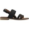 imageWHITE MOUNTAIN Womens Macaroni Strappy Braided SandalBlackSmooth
