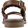 imageWHITE MOUNTAIN Womens Macaroni Strappy Braided SandalDk TanSmooth