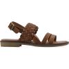 imageWHITE MOUNTAIN Womens Macaroni Strappy Braided SandalDk TanSmooth