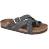 imageWHITE MOUNTAIN Womens Harrington Braided Signature ComfortMolded Footbed SandalBlackNubuck
