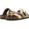 imageWHITE MOUNTAIN Womens Hazy Braided Signature ComfortMolded Footbed SandalAntgoldLea WBrown Sole