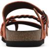 imageWHITE MOUNTAIN Womens Hazy Braided Signature ComfortMolded Footbed SandalAperol SpritzSuede