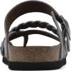 imageWHITE MOUNTAIN Womens Hazy Braided Signature ComfortMolded Footbed SandalBlue RaspberrySuede